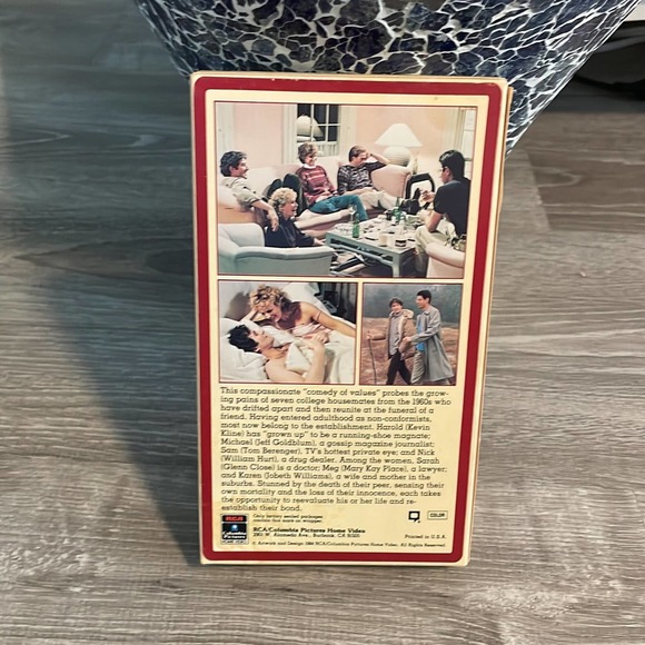 The Big Chill VHS - Picture 2 of 3